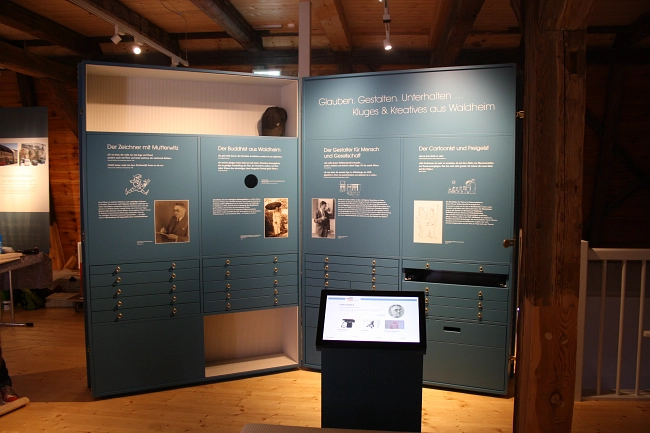 Künstler und Gelehrte Ausstellungsmodul